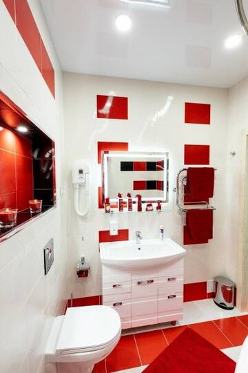 Фото номера Улучшенный Люкс с 1 кроватью №6 Гостевой дом Flat-Luxe г. Йошкар-Ола 10